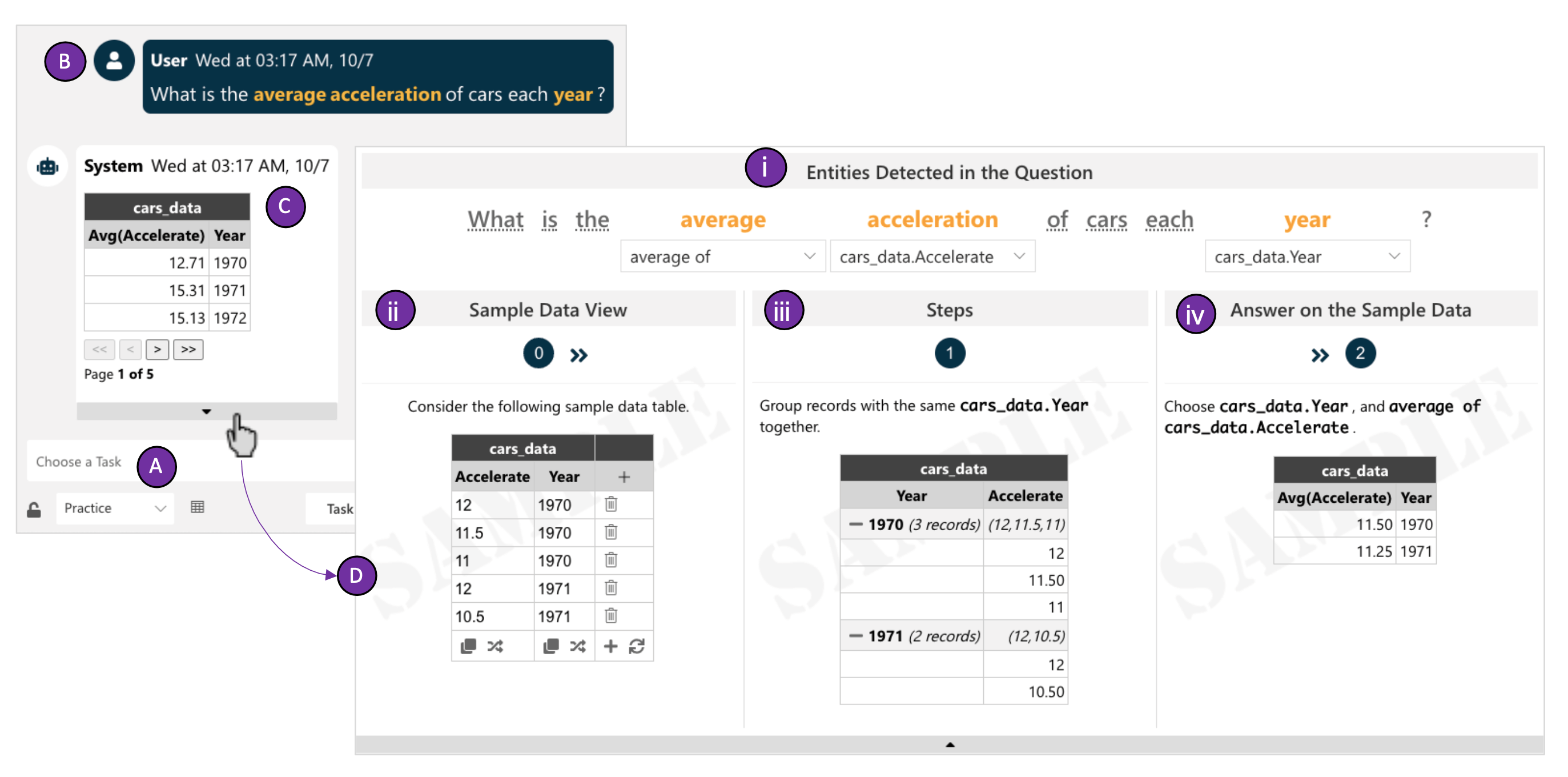 Teaser for DIY: Helping People Assess the Correctness of Natural Language to SQL Systems