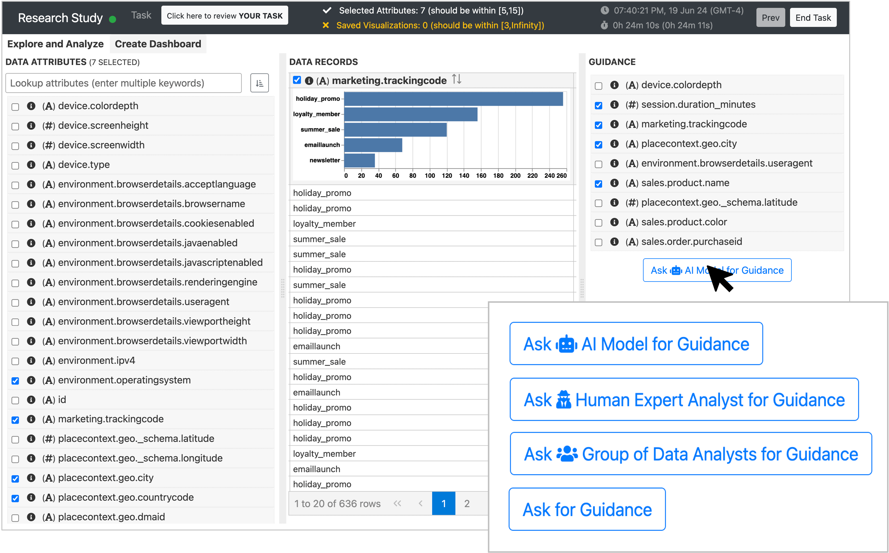 Teaser for Guidance Source Matters: How Guidance from AI, Expert, or a Group of Analysts Impacts Visual Data Preparation and Analysis